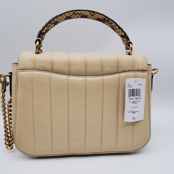 💗3 Piece Coach x Jennifer Lopez Set Marlie Satchel, NYC Wristlet & Bag Charm - Picture 4 of 16